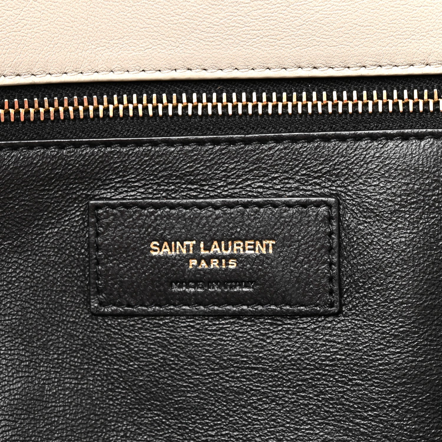 Saint Laurent Lambskin Quilted Sade Puffer Envelope Clutch Crema Soft 6 of 9