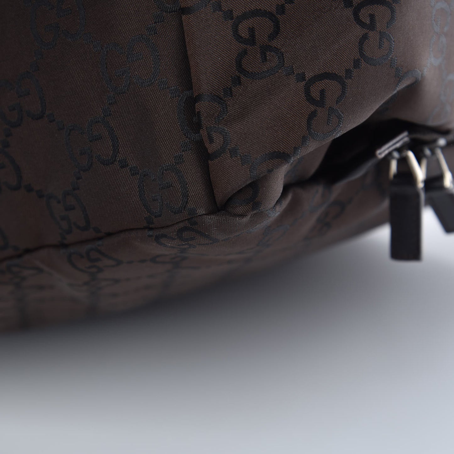 Nylon Monogram Extra Large Satchel Dark Brown