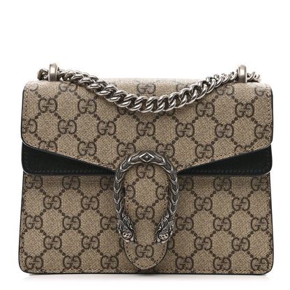 Gucci GG Supreme Monogram Mini Dionysus Shoulder Bag Black 1 of 11