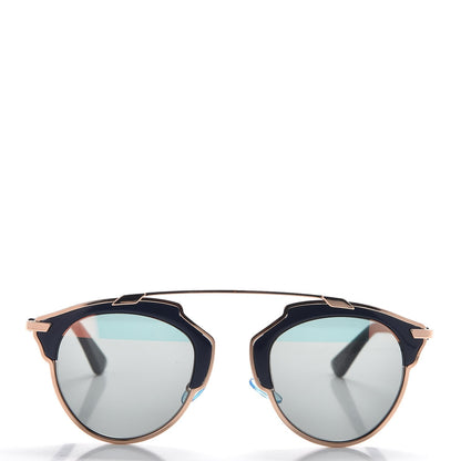 Christian Dior Mirrored So Real Sunglasses Rose Gold Blue 2 of 8