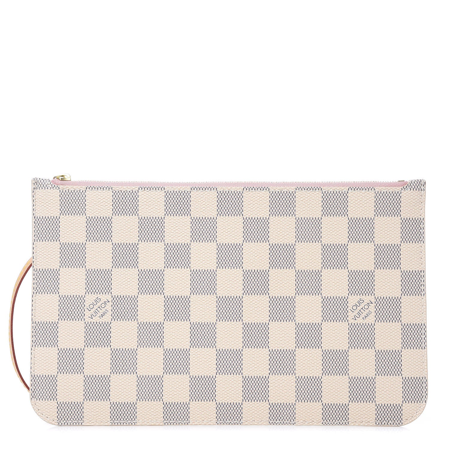 Louis Vuitton Damier Azur Neverfull MM GM Pochette Rose Ballerine 1 of 7