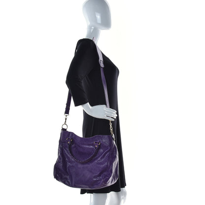 Balenciaga Agneau Classic Gold Hardware Velo Dark Violet 2 of 9