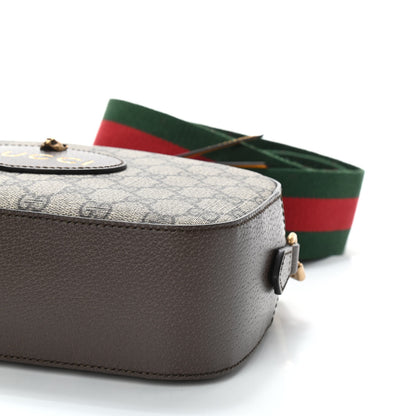 Gucci GG Supreme Monogram Web Neo Vintage Shoulder Bag Beige New Acero Crop 11 of 11
