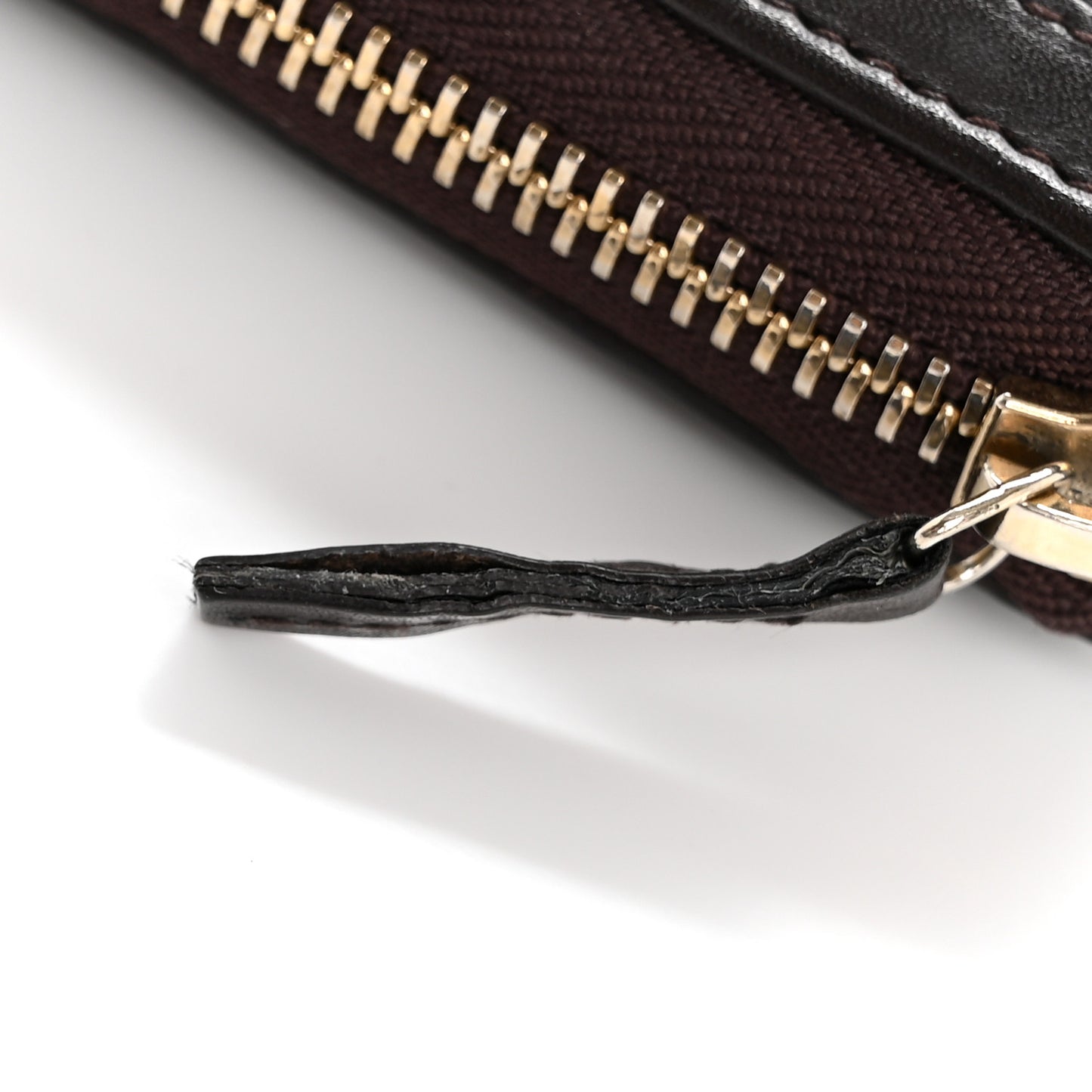 Guccissima Signature Sukey Zip Around Wallet Brown
