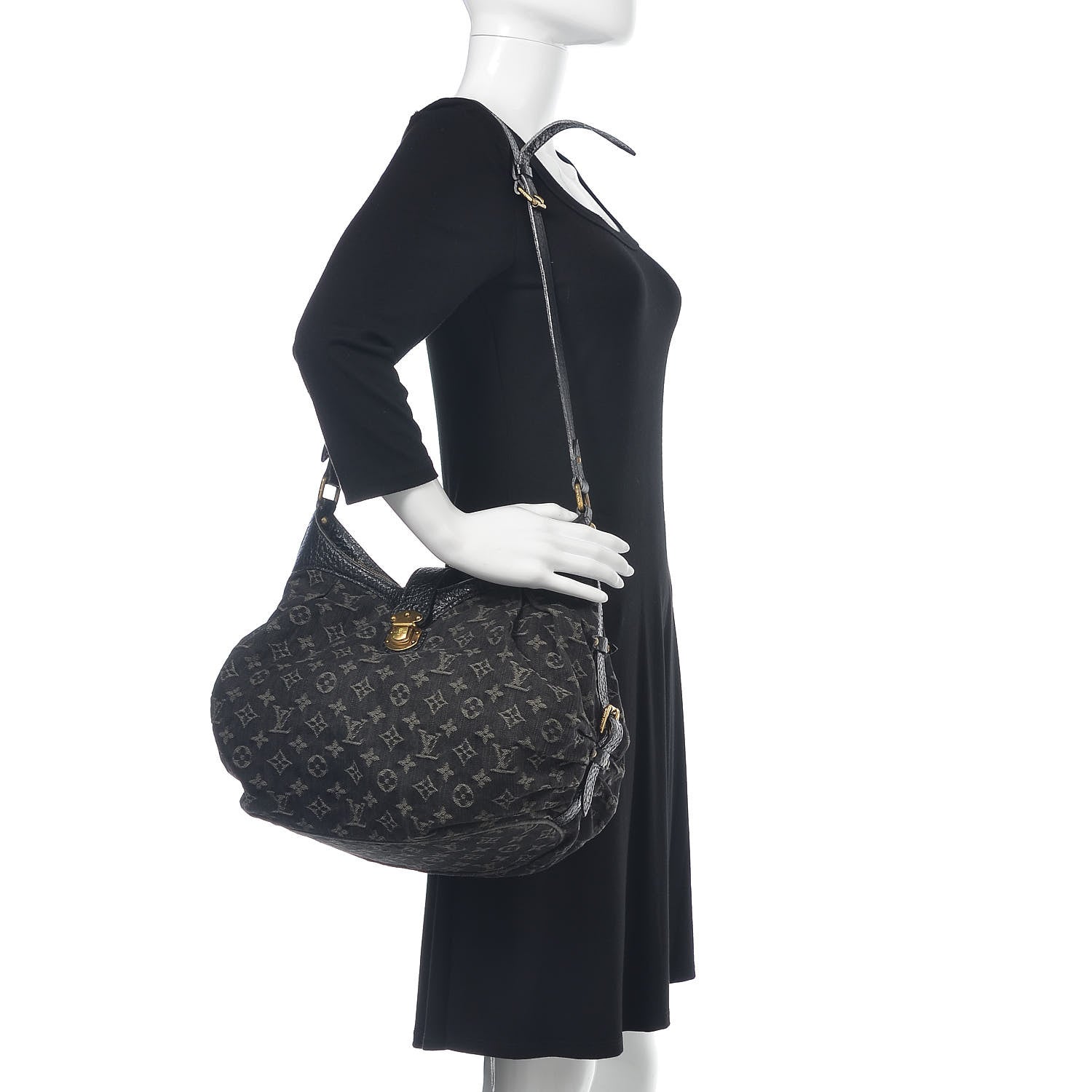 Louis Vuitton Denim Mahina XS Black 2 of 8