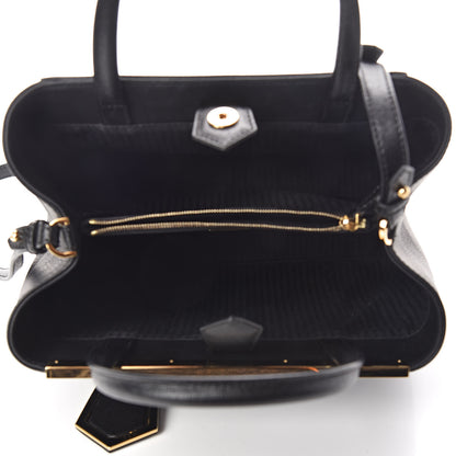 Fendi Vitello Elite Petite 2Jours Tote Black 7 of 10