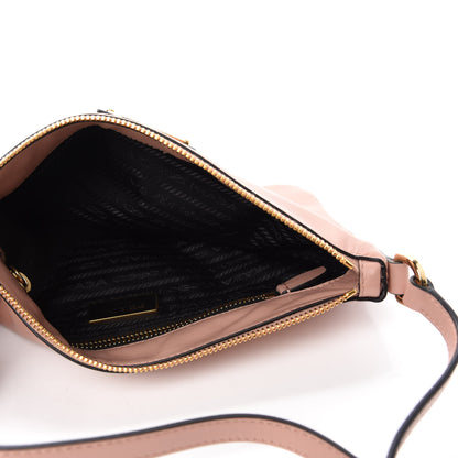 Prada Soft Calf Logo Crossbody Cammeo 5 of 10