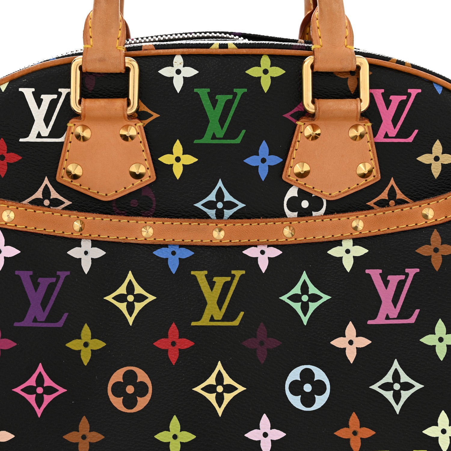 Louis Vuitton Monogram Multicolor Trouville Black 7 of 9