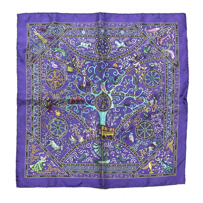 Hermes Silk Peuple Du Vent Pocket Square 1 of 5