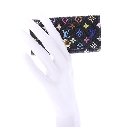 Louis Vuitton Monogram Multicolor Multicles 4 Key Holder Black 2 of 8