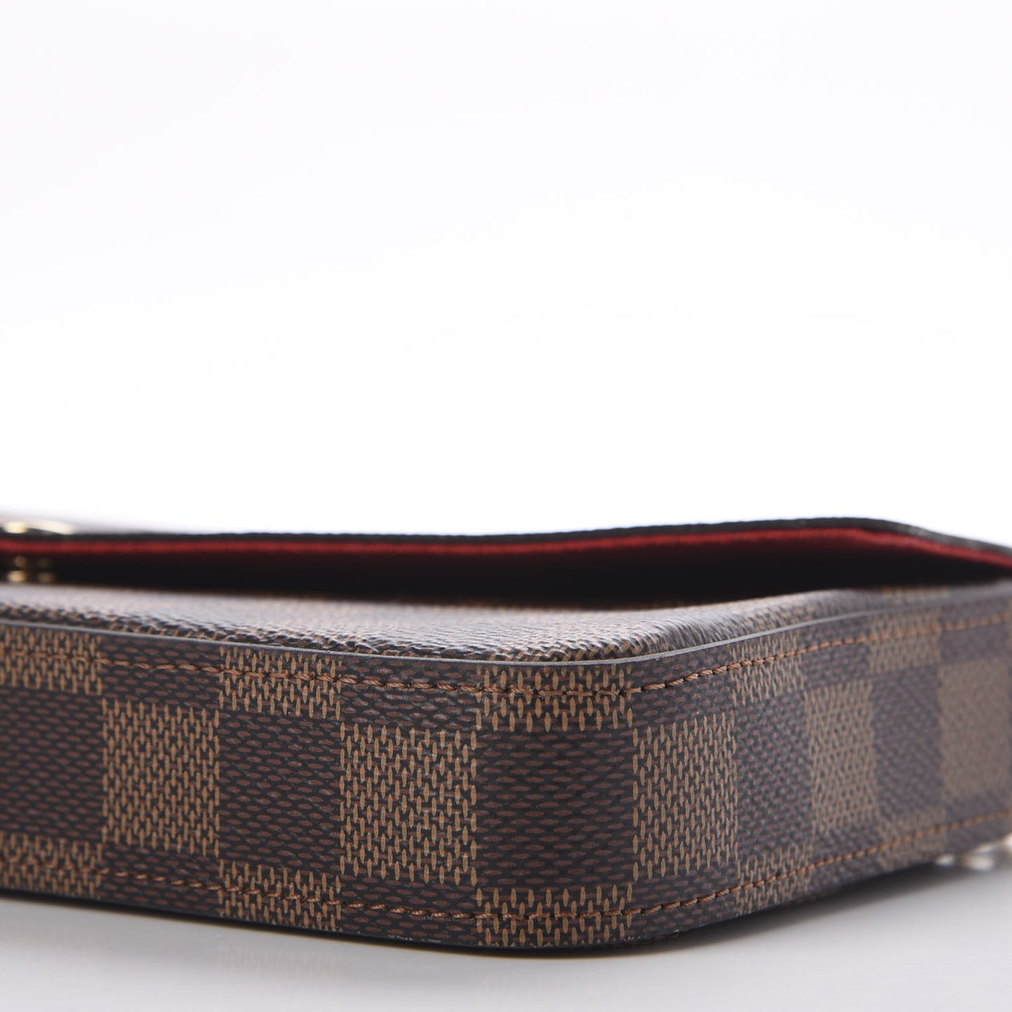 Damier Ebene Pochette Felicie Chain Wallet