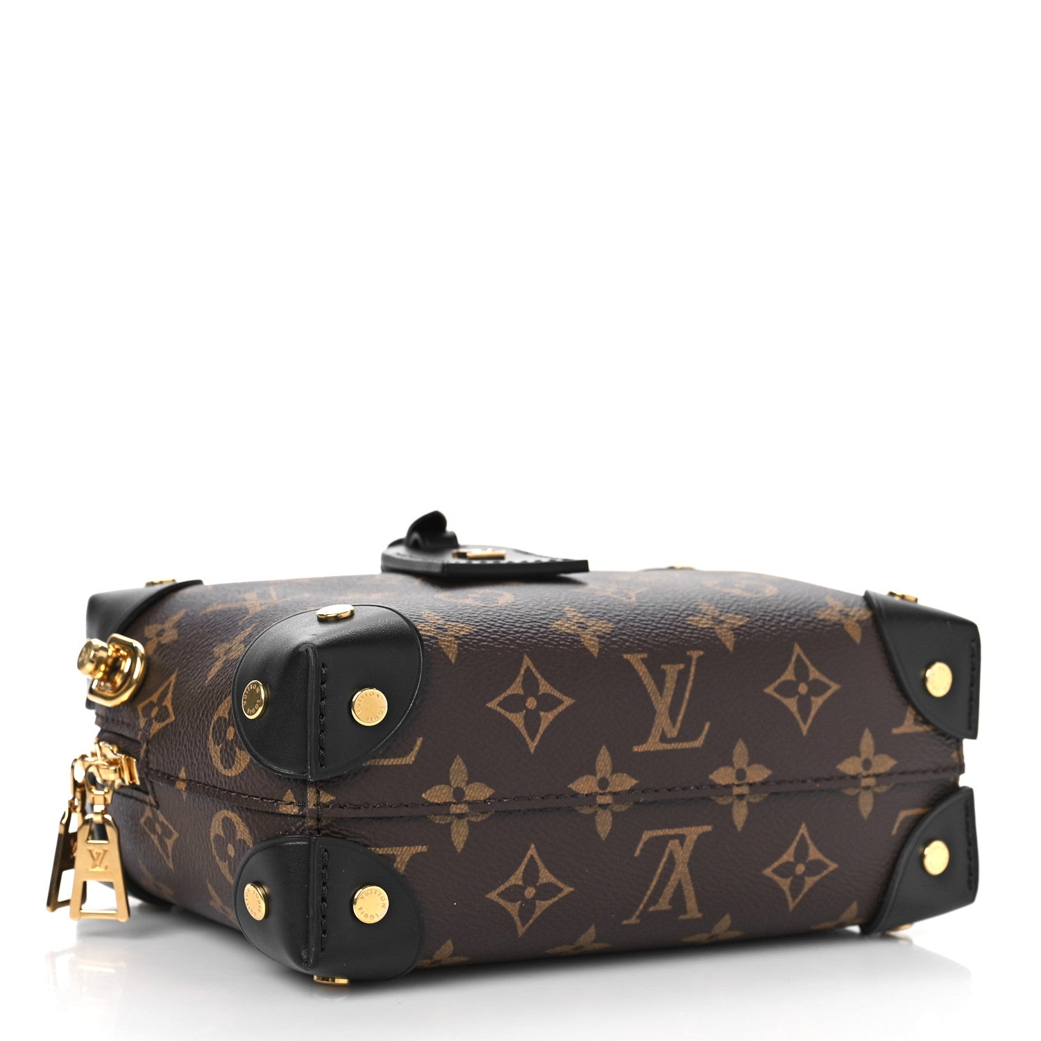 Louis Vuitton Monogram Petite Malle Souple Black 4 of 8