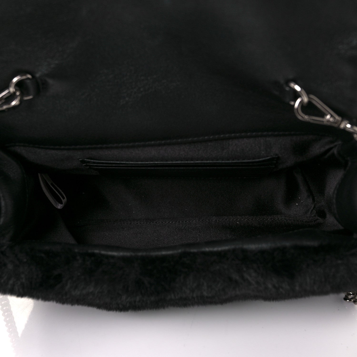 Jimmy Choo Faux Fur Madeline Mini Bag Black 4 of 10