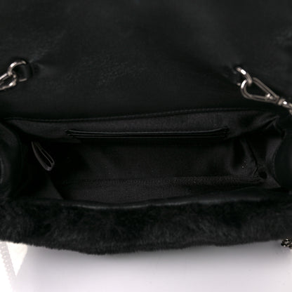 Jimmy Choo Faux Fur Madeline Mini Bag Black 4 of 10