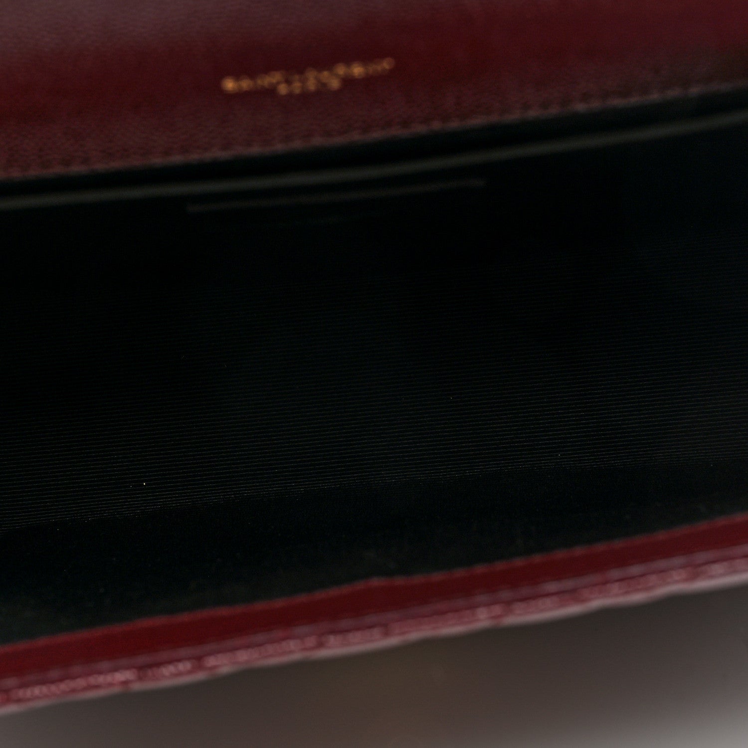 Saint Laurent Grain De Poudre Textured Mixed Matelasse Medium Triquilt Monogram Satchel Rouge Legion 5 of 9