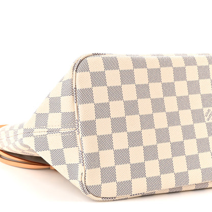 Louis Vuitton Damier Azur Neo Neverfull MM Rose Ballerine 8 of 9