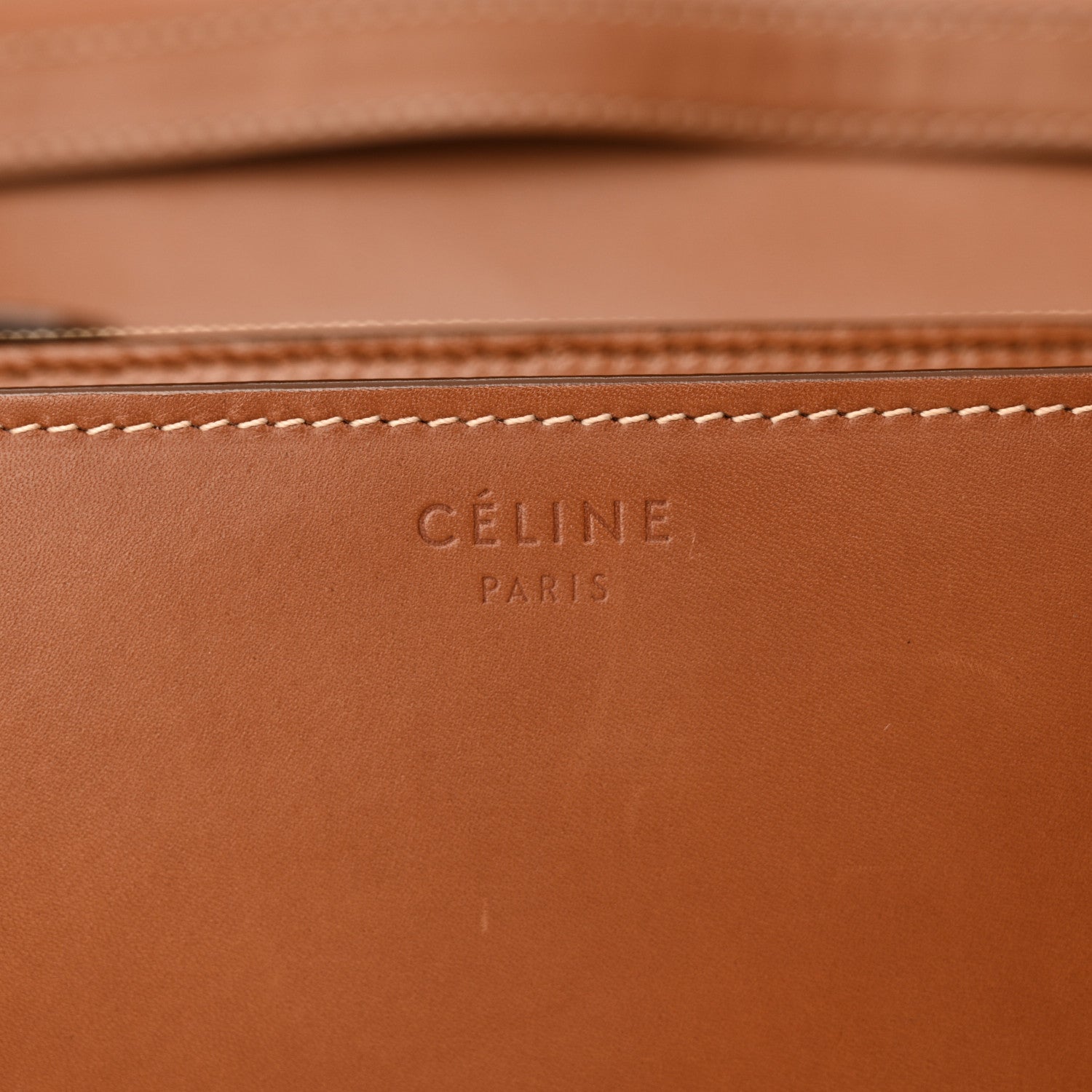 Celine Smooth Calfskin Medium Classic Box Flap Bag Camel 7 of 16