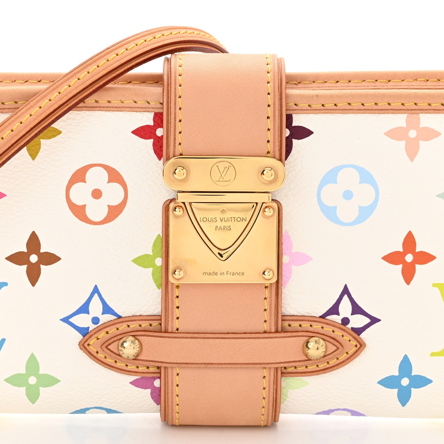 Louis Vuitton Monogram Multicolor Shirley White 7 of 9