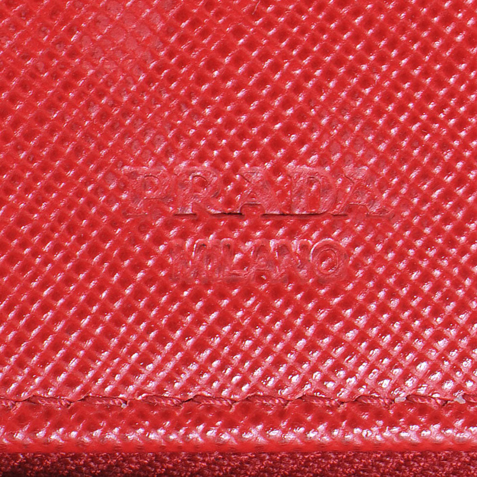 Saffiano Continental Wallet Fuoco