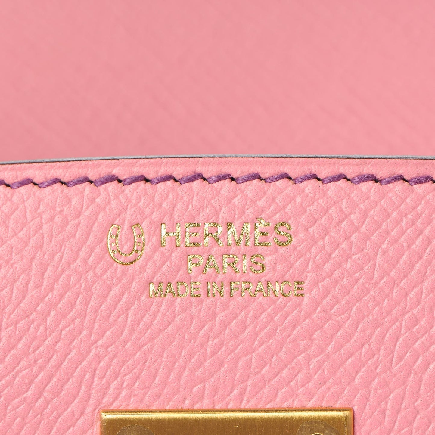 Epsom Horseshoe Bi Color Birkin 30 Rose Confetti Anemone