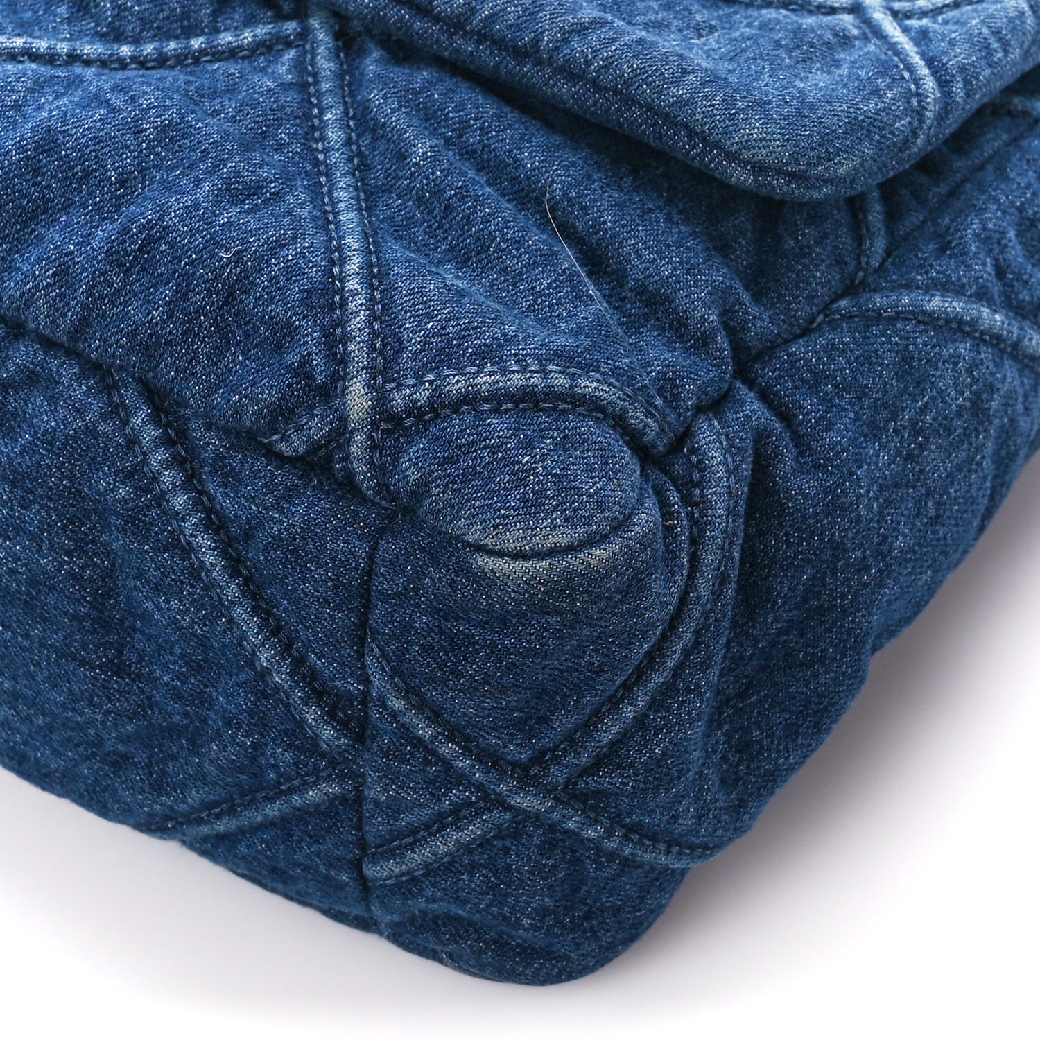 Chanel Denim Quilted Large Chanel 19 Flap Blue 10 of 11