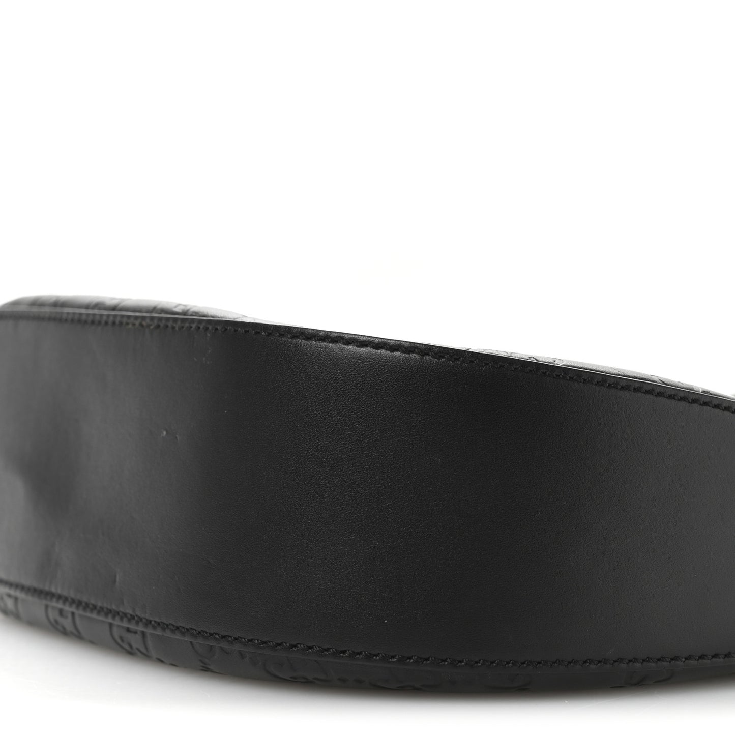 Guccissima Web Medium Padlock Messenger Shoulder Bag Black