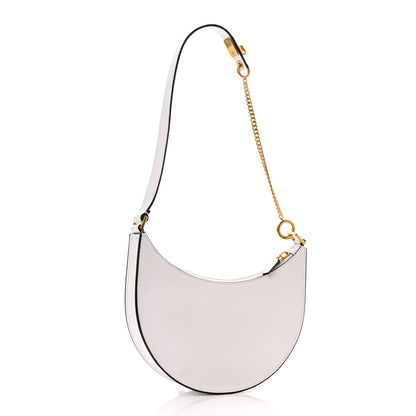 Valentino Garavani Calfskin Mini Vlogo Hobo Bag White 3 of 9