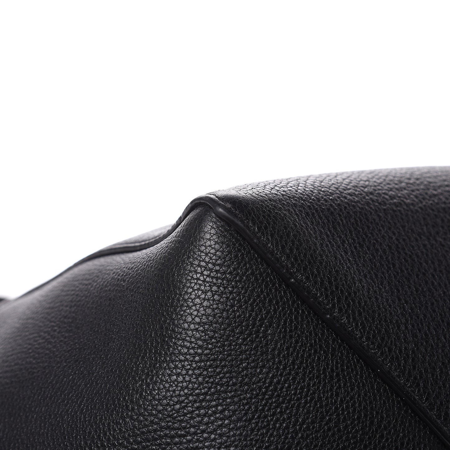 Soft Grained Calfskin Medium Belt Cabas Phantom Black
