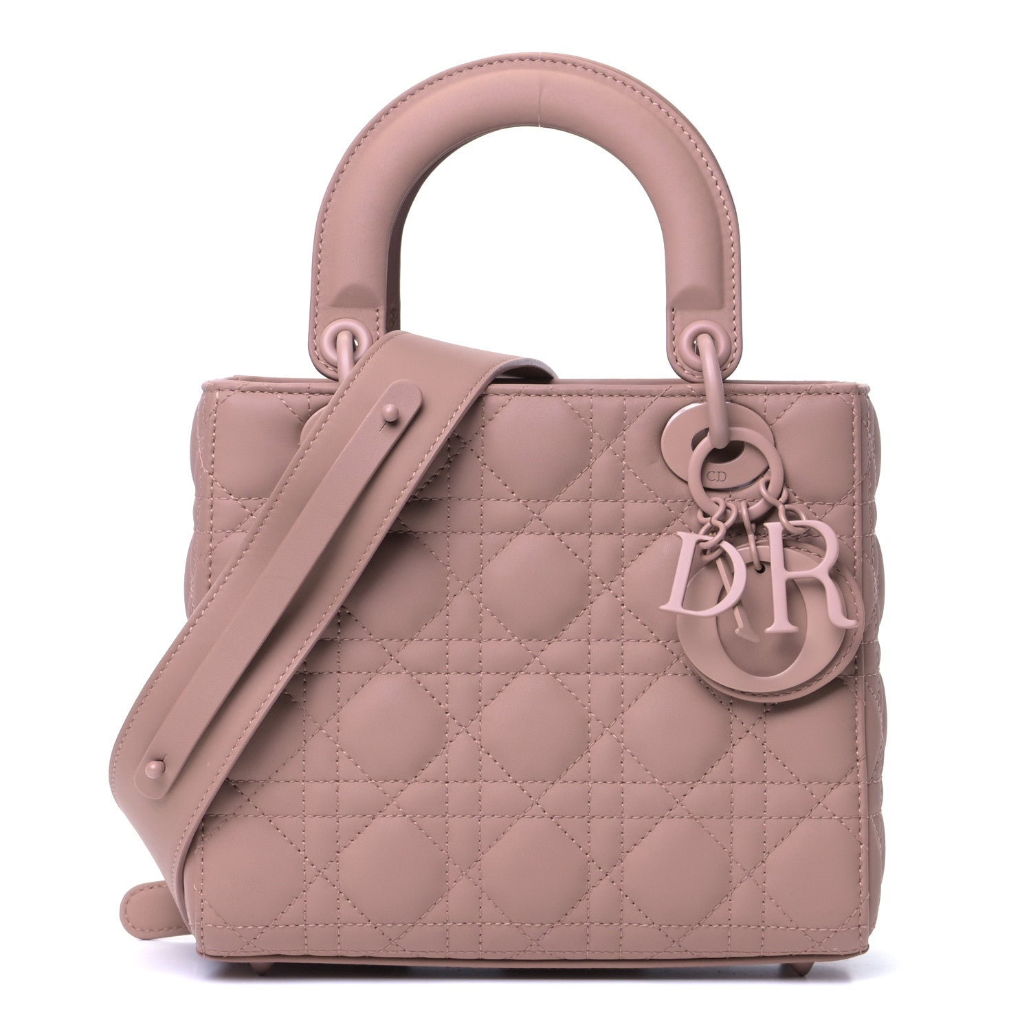 Christian Dior Ultra Matte Calfskin Cannage Small My ABCDior Lady Dior Fard 1 of 5