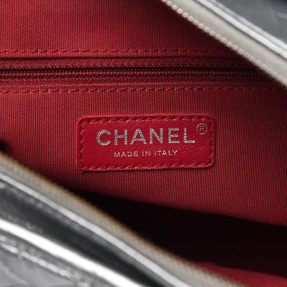 Chanel Metallic Aged Calfskin Quilted Medium Gabrielle Silver 6 of 13