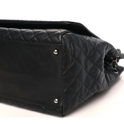 Chanel Calfskin Quilted Istanbul Accordion Large Flap Black 9 of 10