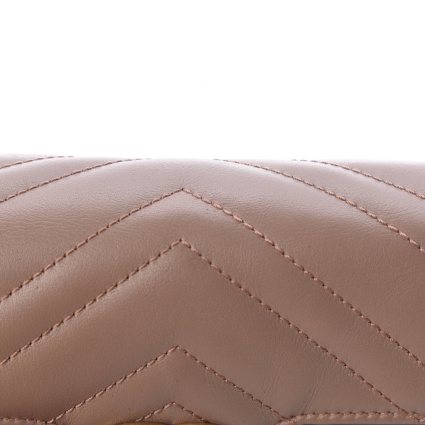 Calfskin Matelasse Super Mini GG Marmont Shoulder Bag Porcelain Rose