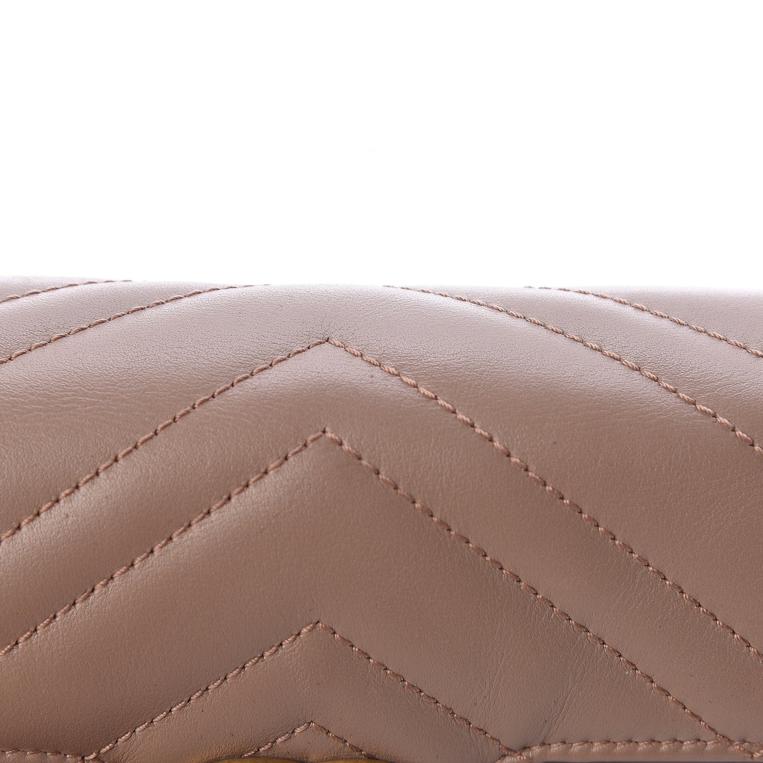 Gucci Calfskin Matelasse Super Mini GG Marmont Shoulder Bag Porcelain Rose 12 of 12