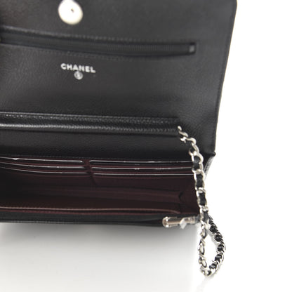 Chanel Caviar Quilted Wallet On Chain WOC Black 4 of 11