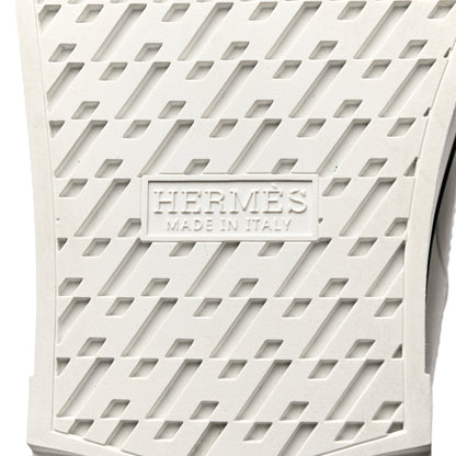 Hermes Swift Brides de Gala Print Womens Voltage Sneakers 37 White Black 7 of 11
