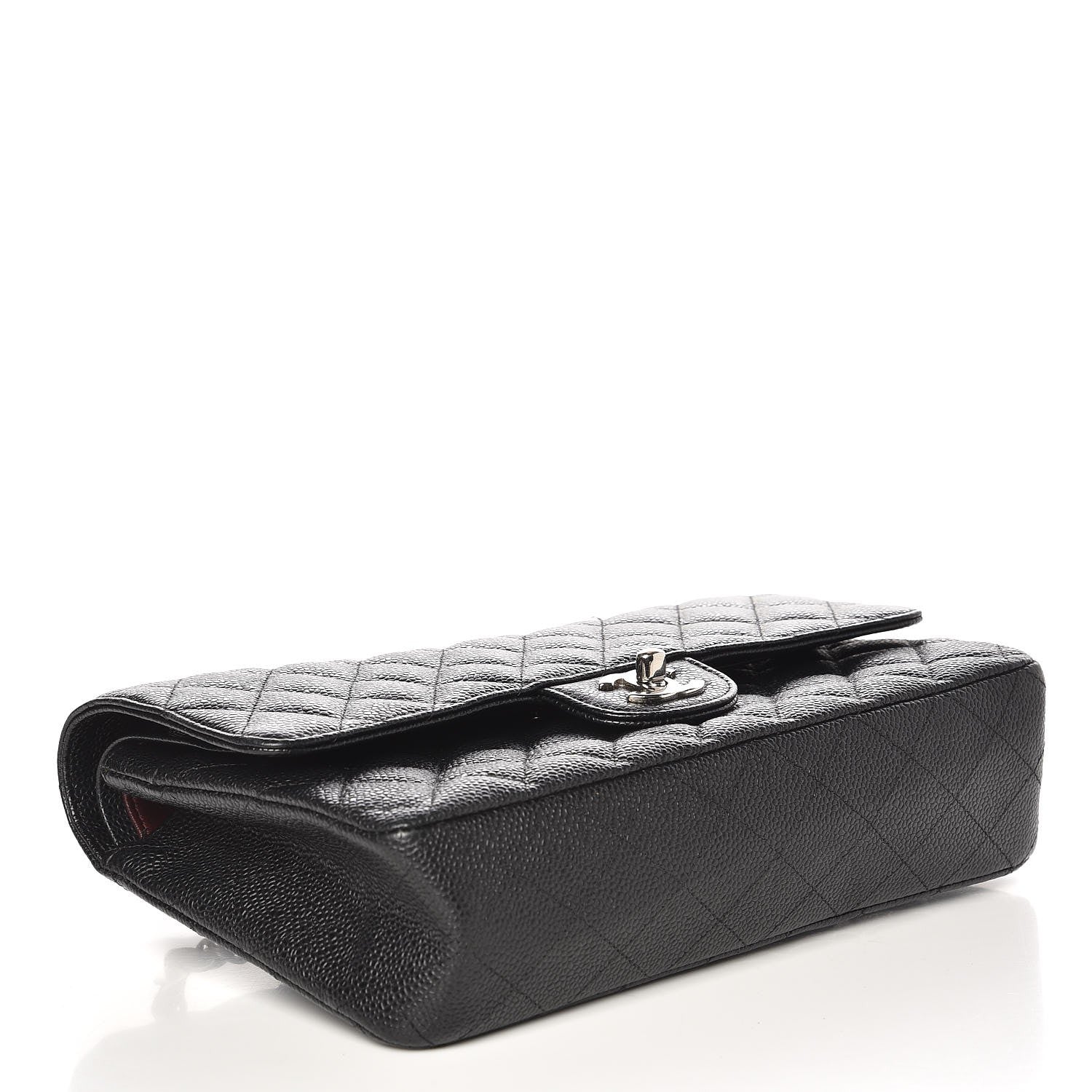 Chanel Caviar Quilted Medium Double Flap Black 3 of 7