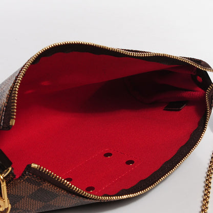 Louis Vuitton Damier Ebene Eva Clutch 8 of 8