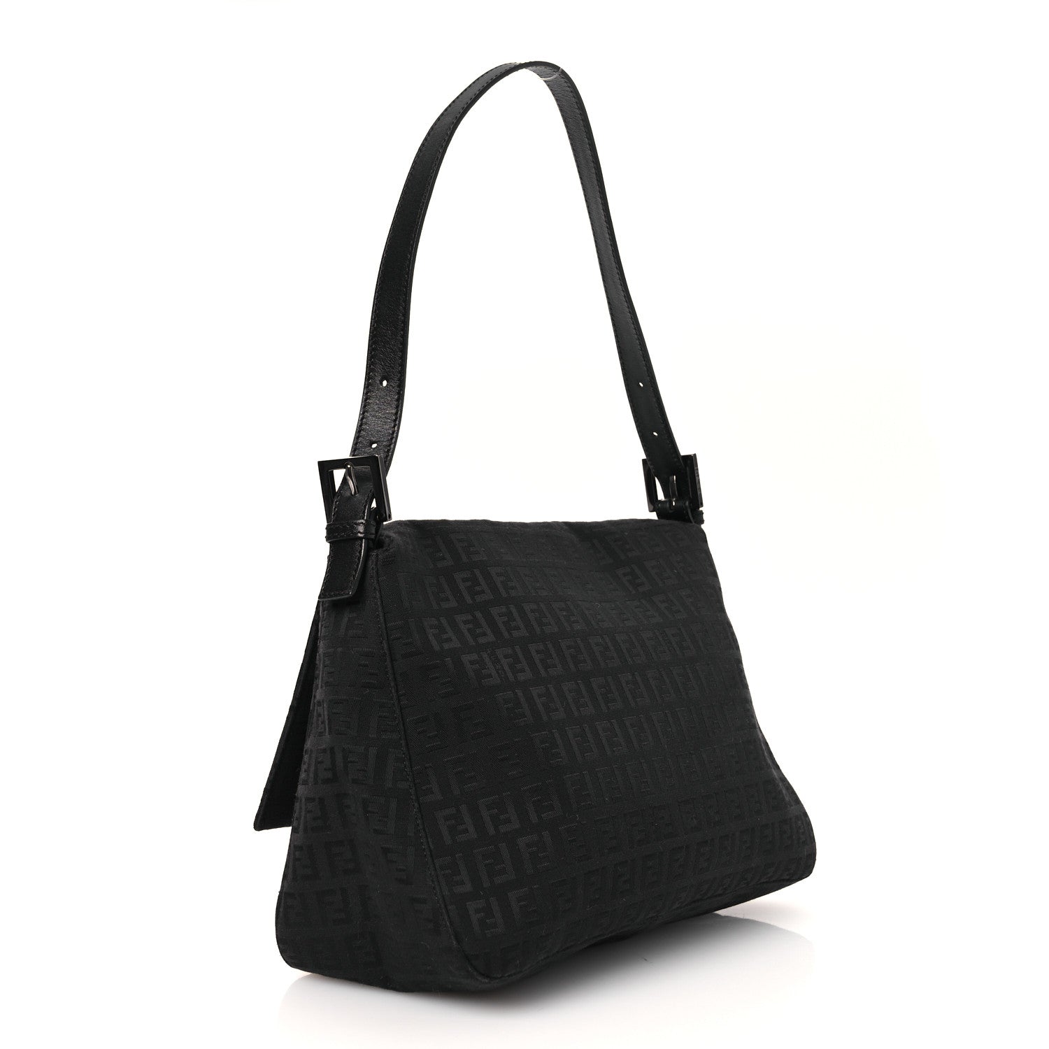 Fendi Zucchino Mama Baguette Black 4 of 23
