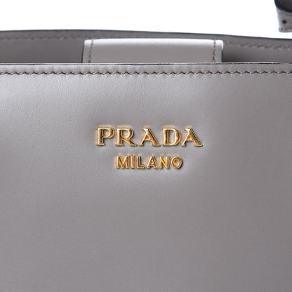 Prada City Calfskin Bibliotheque XL Tote Argilla Talco 9 of 9