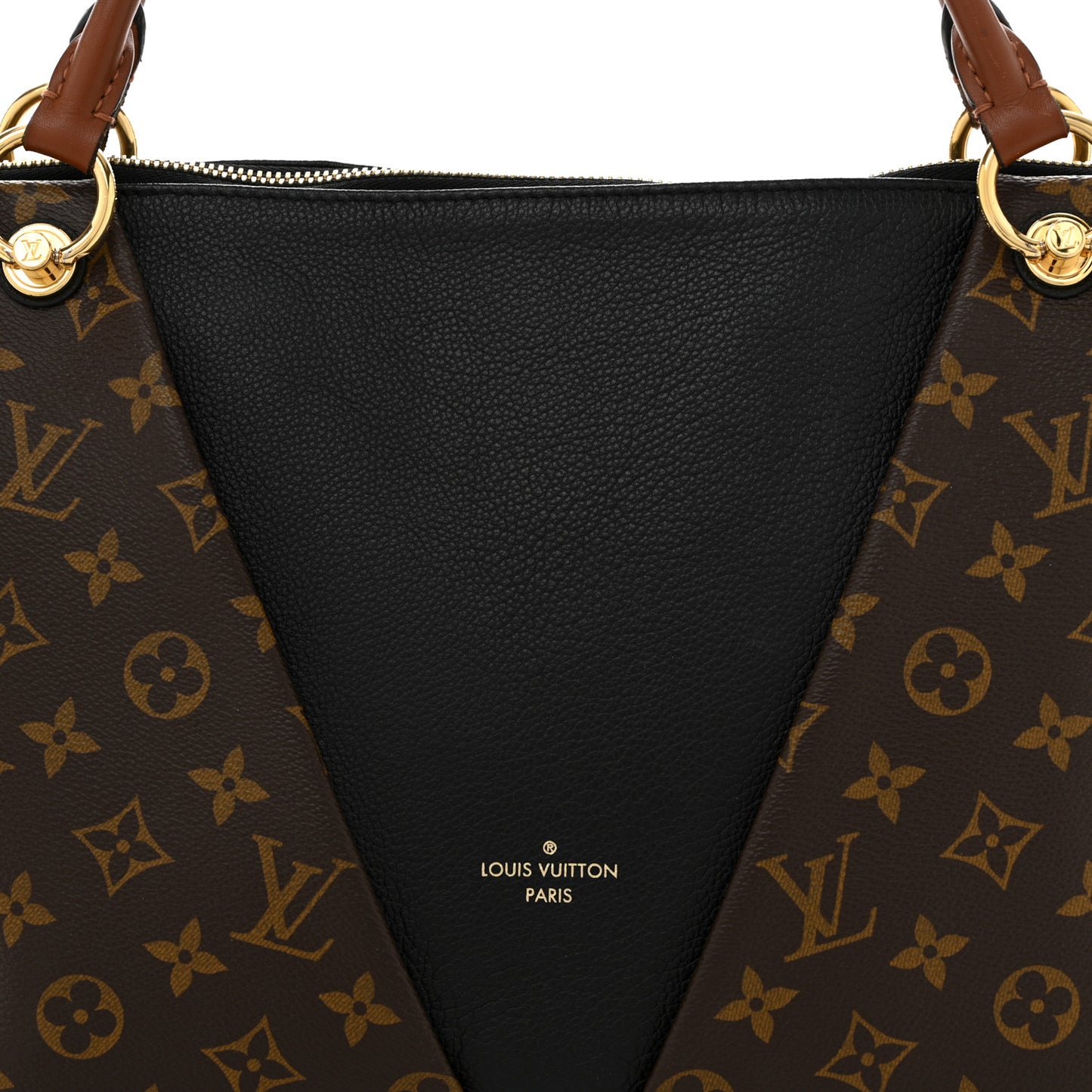Monogram V Tote MM Black