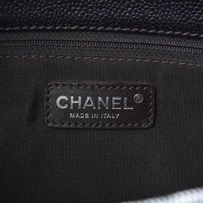 Chanel Caviar Quilted Grand Shopping Tote GST Dark Brown 7 of 13