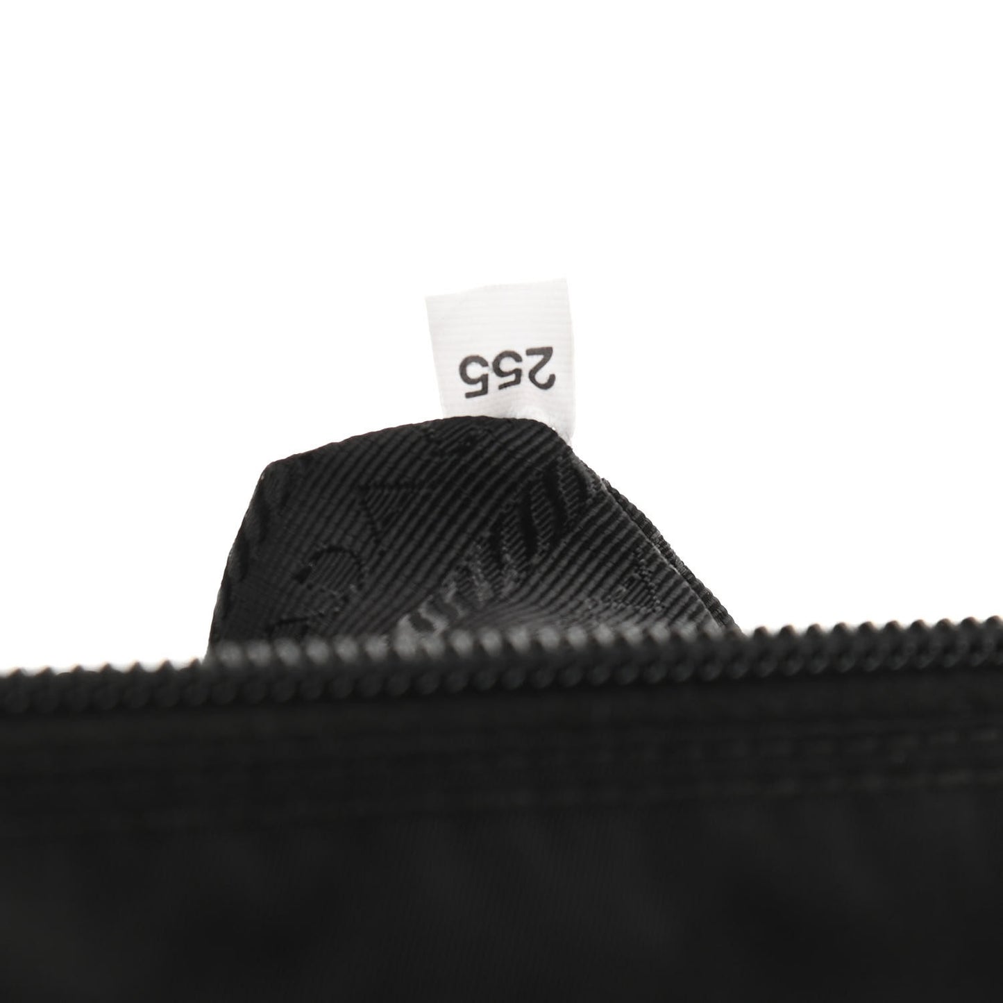 Nylon Vela Saffiano Single Buckle Messenger Shoulder Bag Black