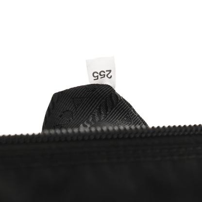 Prada Nylon Vela Saffiano Single Buckle Messenger Shoulder Bag Black 7 of 9