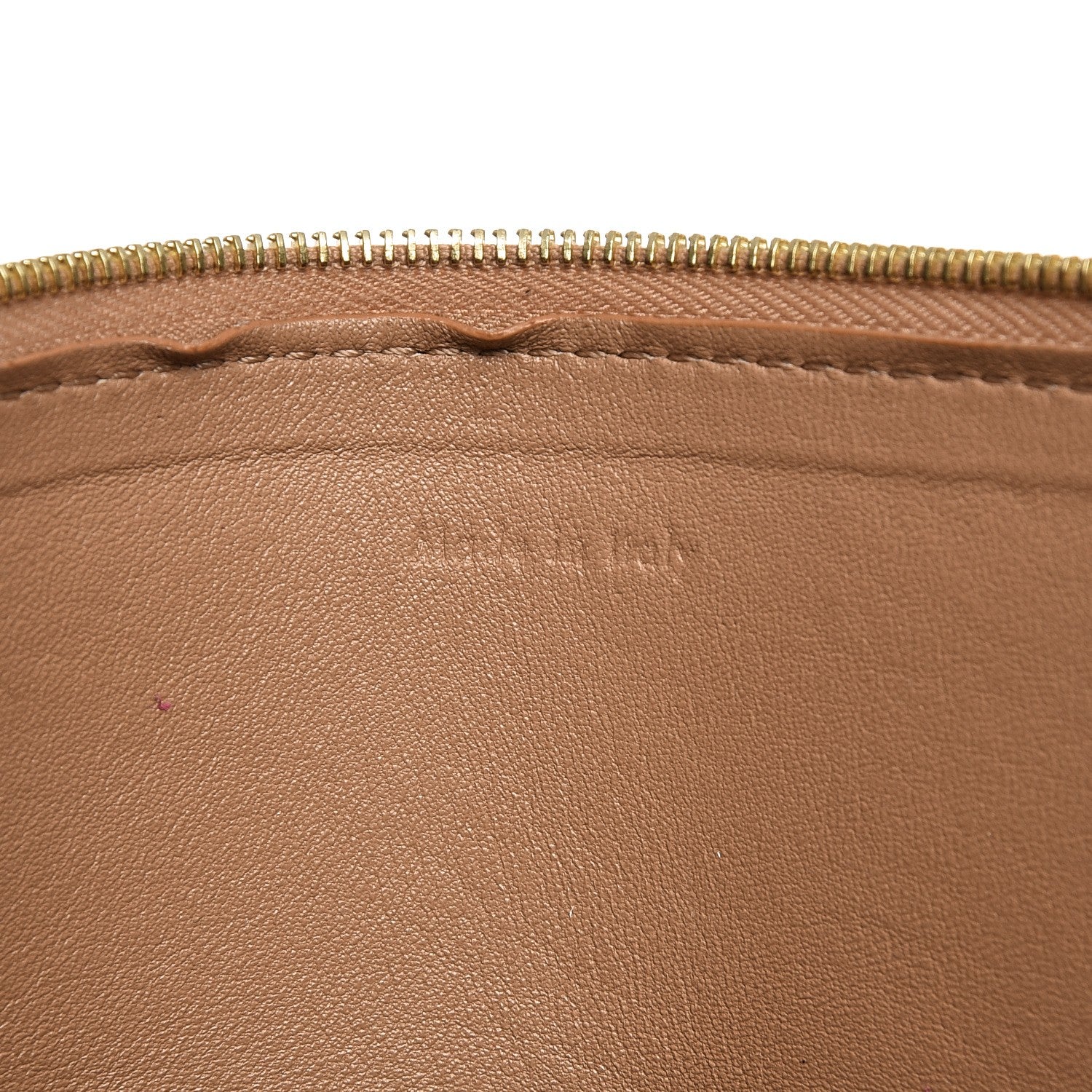 Celine Lambskin Bi-Color Solo Clutch Pouch Nude 5 of 8