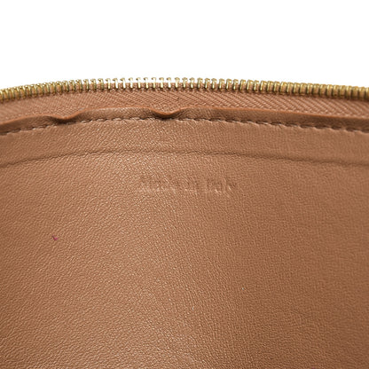 Celine Lambskin Bi-Color Solo Clutch Pouch Nude 5 of 8