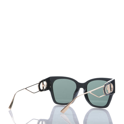 Christian Dior Rectangular 30 Montaigne 1 Sunglasses Black Gold 4 of 7
