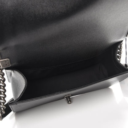 Chanel Caviar Quilted Medium Boy Flap Black 6 of 9