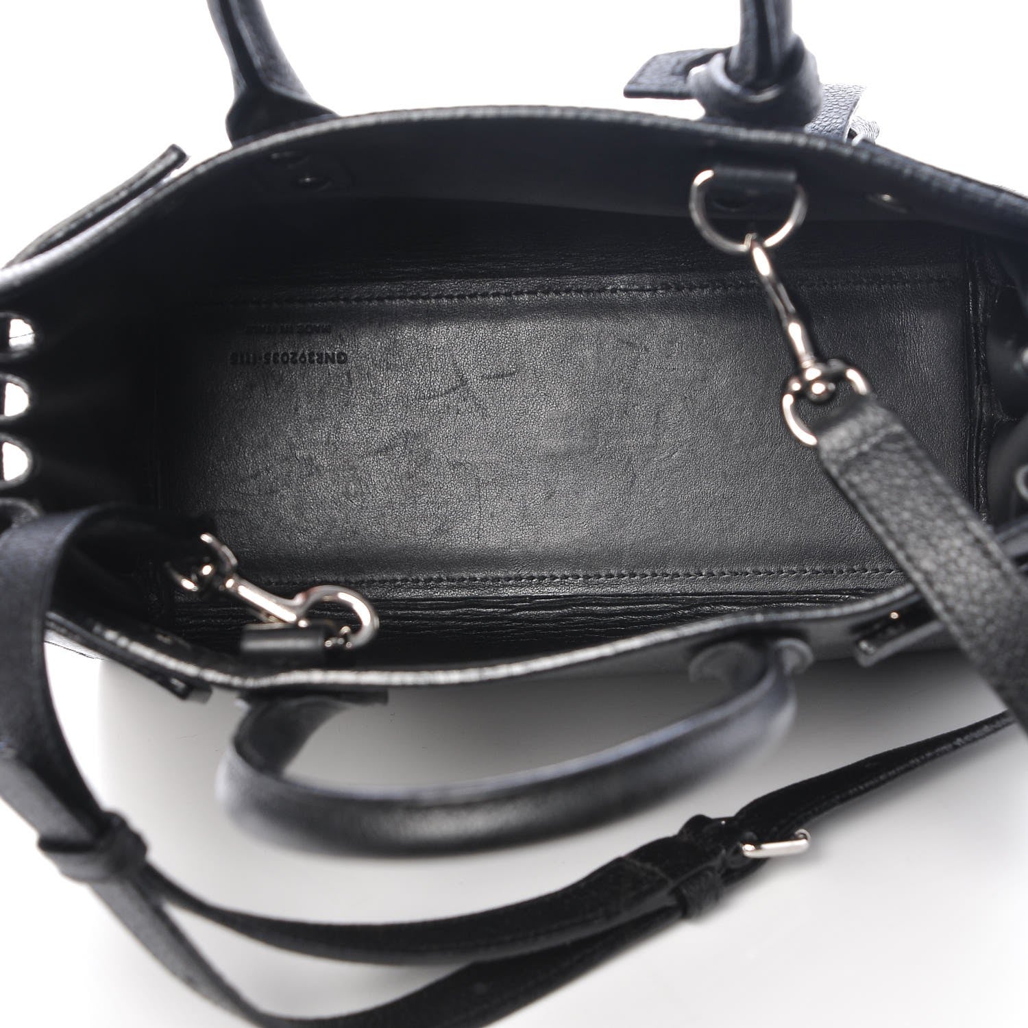 Saint Laurent Grained Calfskin Nano Sac De Jour Black 5 of 8