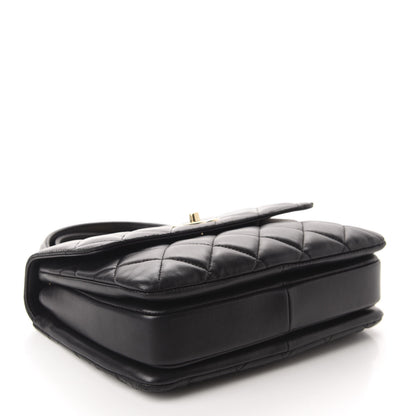 Chanel Lambskin Quilted Small Trendy CC Dual Handle Flap Bag Black 4 of 11