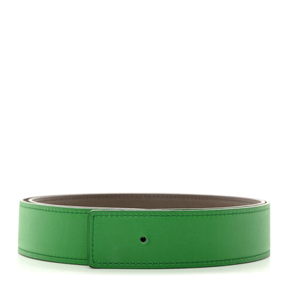 Hermes Epsom Swift 32mm Belt Strap 85 Bambou Etain 1 of 9